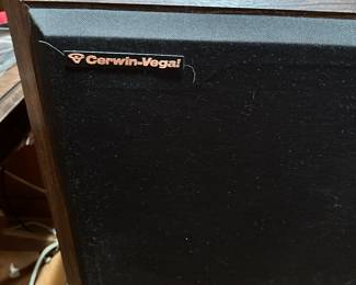 2-cerwin vega speakers 