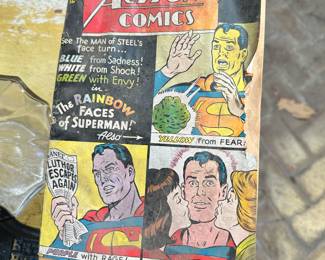 Action comics comic book 