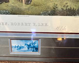 Limited edition Robert E Lee print 