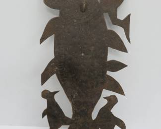 Joseph Louis-Juste cut metal sculpture