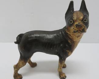 Cast iron terrier doorstop