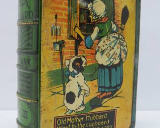 tin still book bank, nursery rhyme