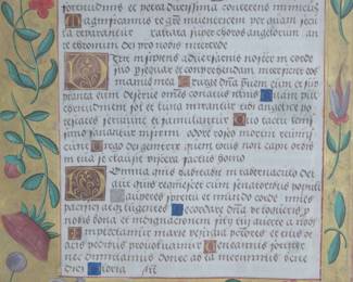 Book of Prayer Illuminated manuscript page