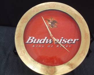 Budweiser Light Up Clock