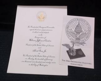 53rd Presidential Inaugural Invitation