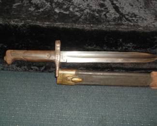 Japanese knife with sheath