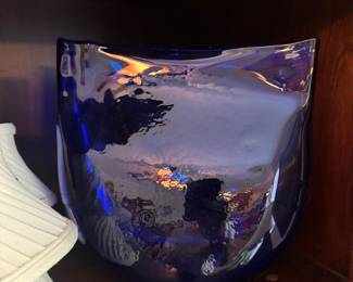 Cobalt blue vase 
