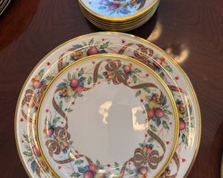 Lenox holiday tartan dishware