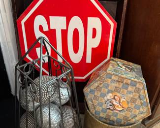 Decor and cross guard stop sign 