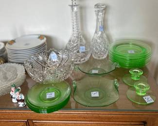 Cool green glass
