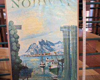 Norway Vintage Travel Poster