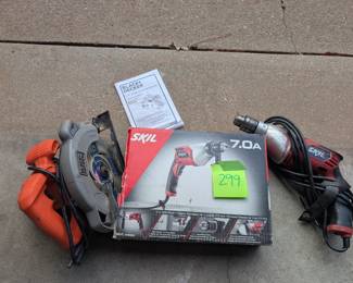 Skil Hammer Drill, Circular saw