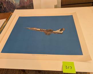 Vintage Lockheed Airforce Poster