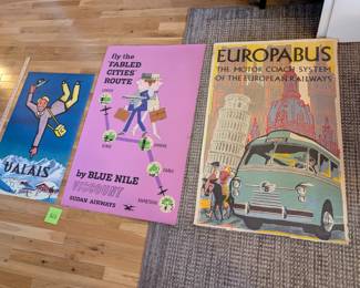 Vintage Travel Airline Posters