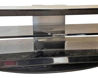 Low Profile Black Entertainment Center