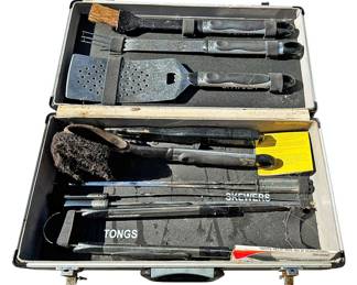 Stainless Steel Grill Tool Set and Case