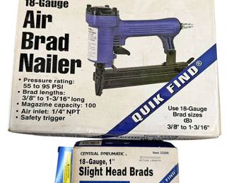 18Gauge Air Brad Nail Plus Brads