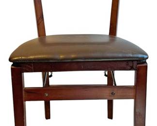 Ladder Back Folding Chair