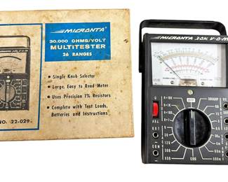 Vintage Micronta 30K Analog Multimeter