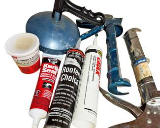 Plumbers Snake, Caulk and Caulk Guns