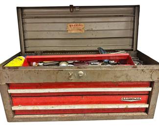 Vintage Craftsman 3 Drawer Tool Chest