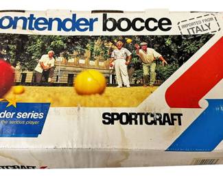 Vintage Contender Bocce Ball Set