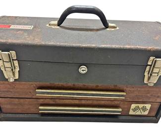 Vintage Craftsman Rally Mechanics Toolbox