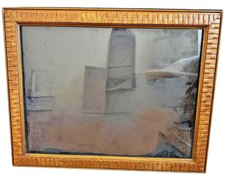 Large Carved Walnut Picture Frame