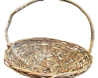 Vintage French Gathering Basket