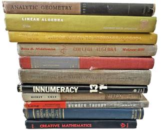 Vintage Math Themed Books