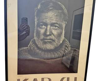 Framed Yousef Karsh Print