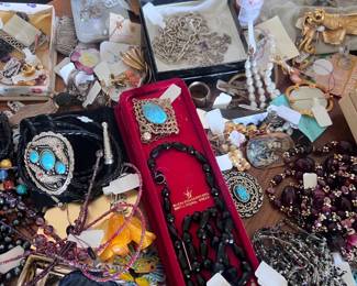 Lots of unique jewelry to peruse