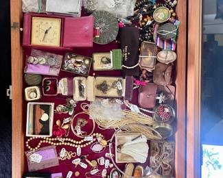 Yes, 3 jewelry cases jam packed with goodies!