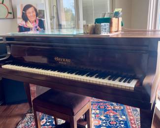 Our beautiful lady of the manor and her piano:)