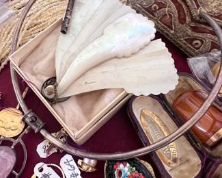 Mother of Pearl Victorian Dance Card...super rare
