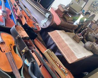 Violins galore
