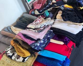 Sooooo many scarves