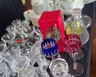 All St. Louis or Baccarat crystal