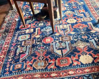 Lots of antique rugs here 