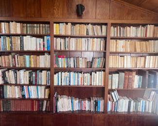 There are so many books here we could rival a city library!