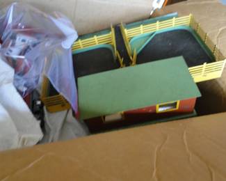 Train accessories, build a village