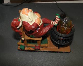 Santa kicking back
