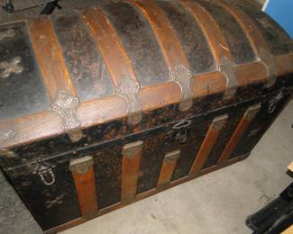 And a beautiful trunk it is too, the detail, and quality is impressive