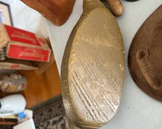 Wooden duck decoy