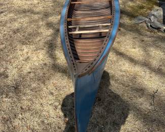 1927 HW Old Town Wood & canvas canoe