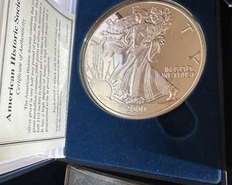 6 oz silver large coin