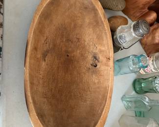 Antique wooden bowl