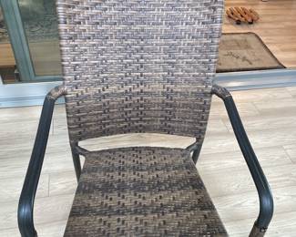 4 Wicker chairs in excellent condition.