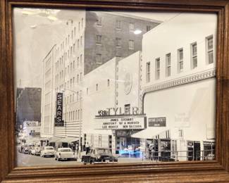 Years ago.............black & white photo of Sears, the Tyler Theater, and Arthur Leverett's jewelry store in downtown Tyler.