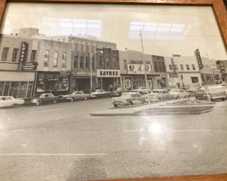 Years ago.............black & white photo of Erwin Street in downtown Tyler.